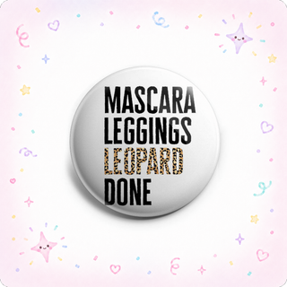 Mascara Leggings Leopard Topper