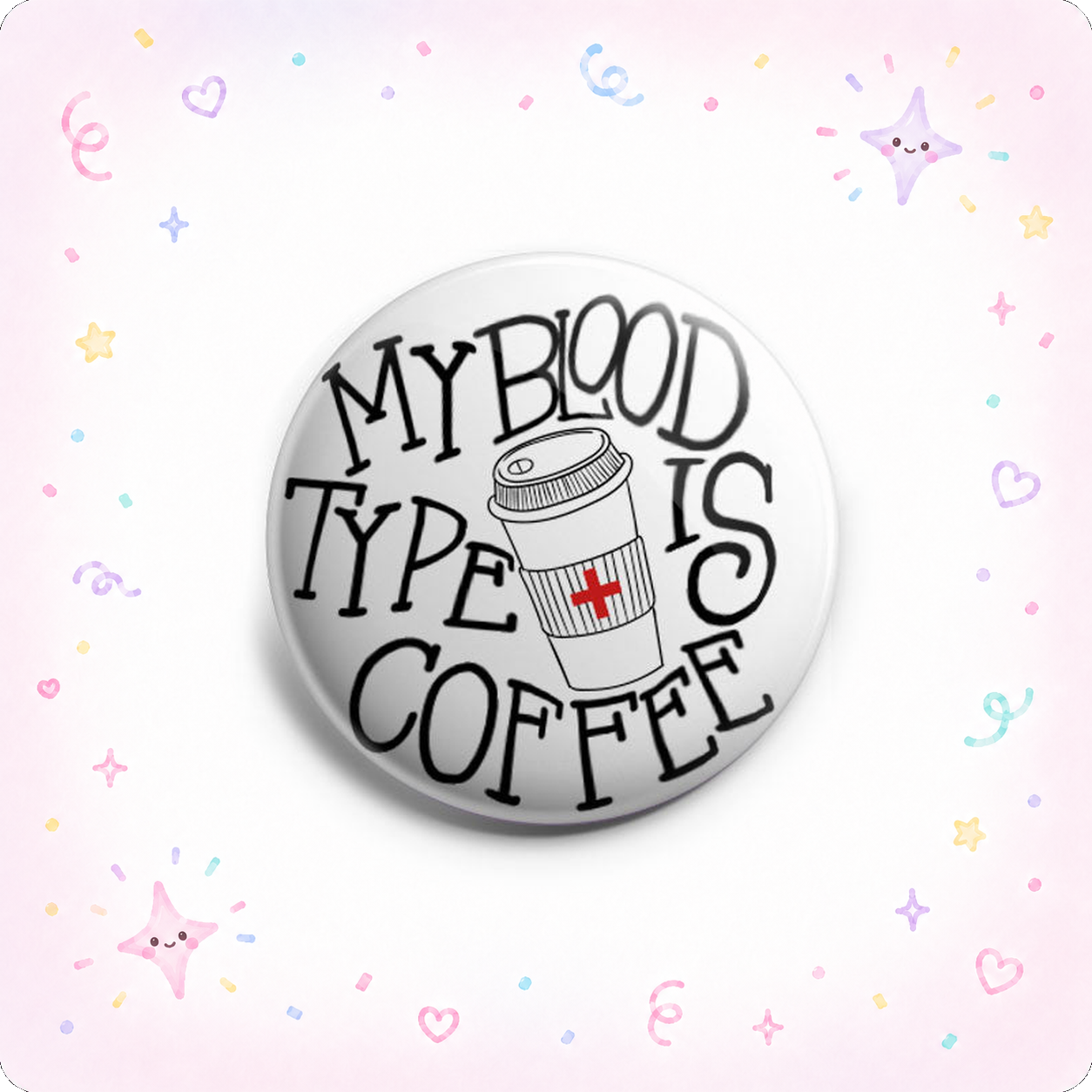Coffee Blood Type Topper - - Topperswap