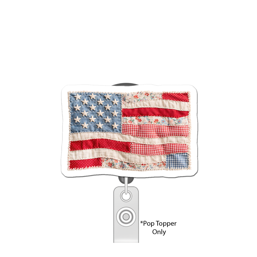 Patriotic Picnic Legend Pop Topper - - Topperswap