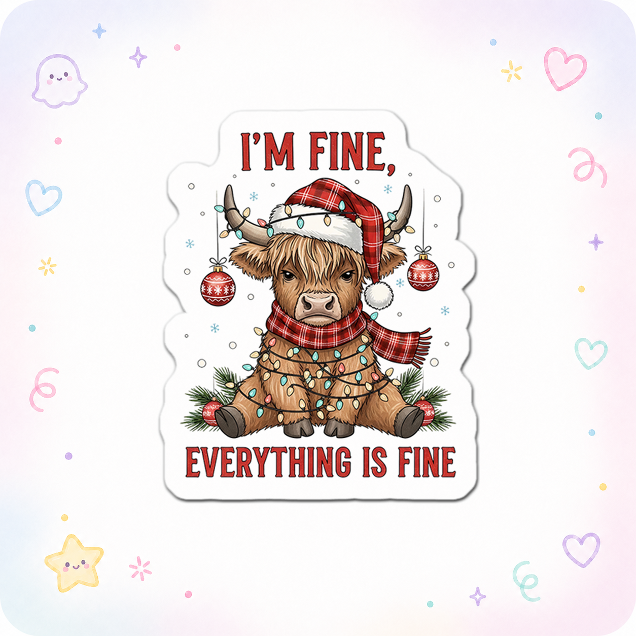 Festive Frenzy Warrior Sticker - - Topperswap