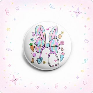 Easter Bunny Nurse Topper