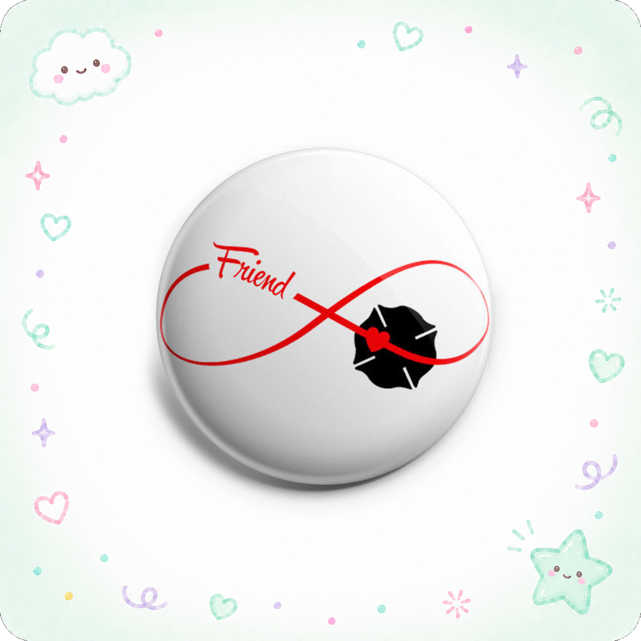 Infinity Thin Red Line Friend Topper - - Topperswap
