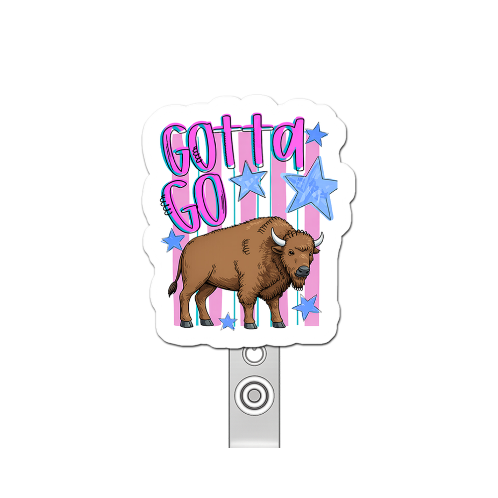 Bison Bolt Boss Pop Topper Swapfinity Retractable ID Badge Reel - - Topperswap