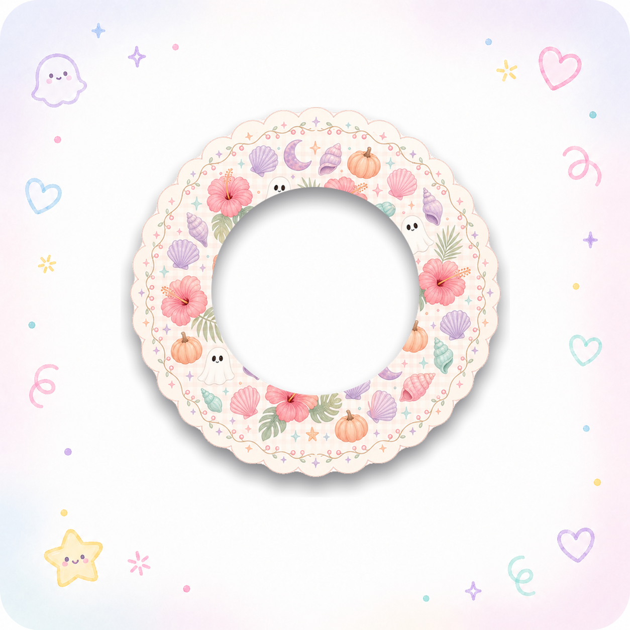 tropical halloween pattern Swapper Frame