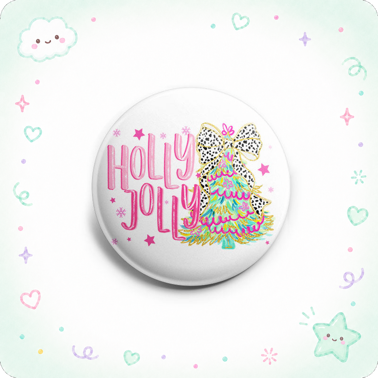 Holly Jolly Christmas Topper - - Topperswap