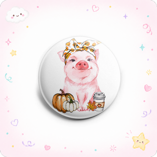 Pumpkin Pig Topper