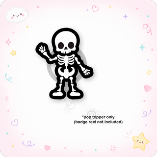 Cute X-Ray Skeleton Pop Topper