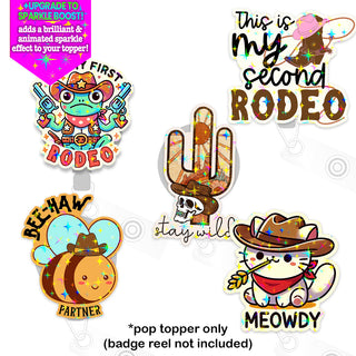 Rodeo Roundup Pop Topper 5-Pack