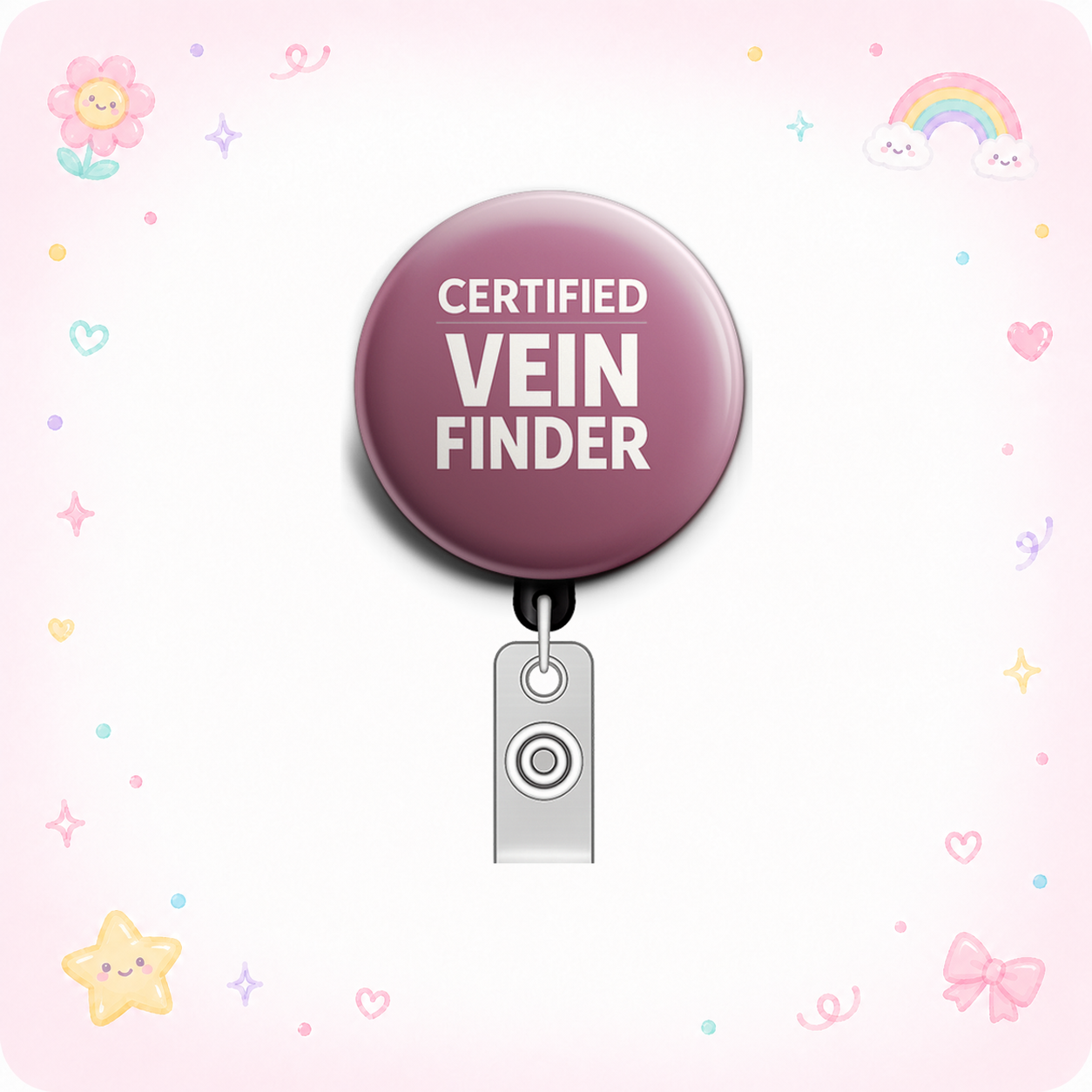 Certified Vein Finder Swapfinity Retractable ID Badge Reel - - Topperswap