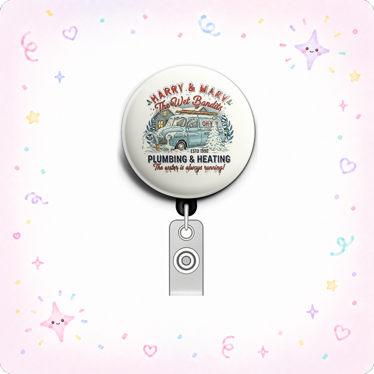 Wet Bandit Swapfinity Retractable ID Badge Reel - - Topperswap