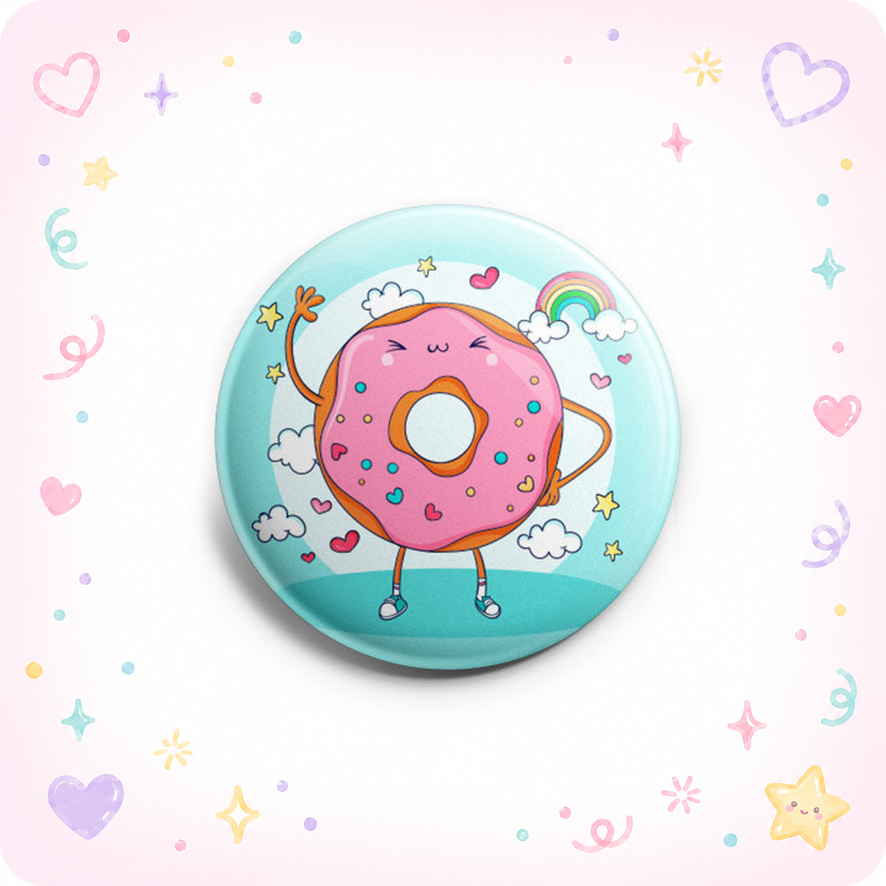 Bright & Cute Donut Topper - - Topperswap