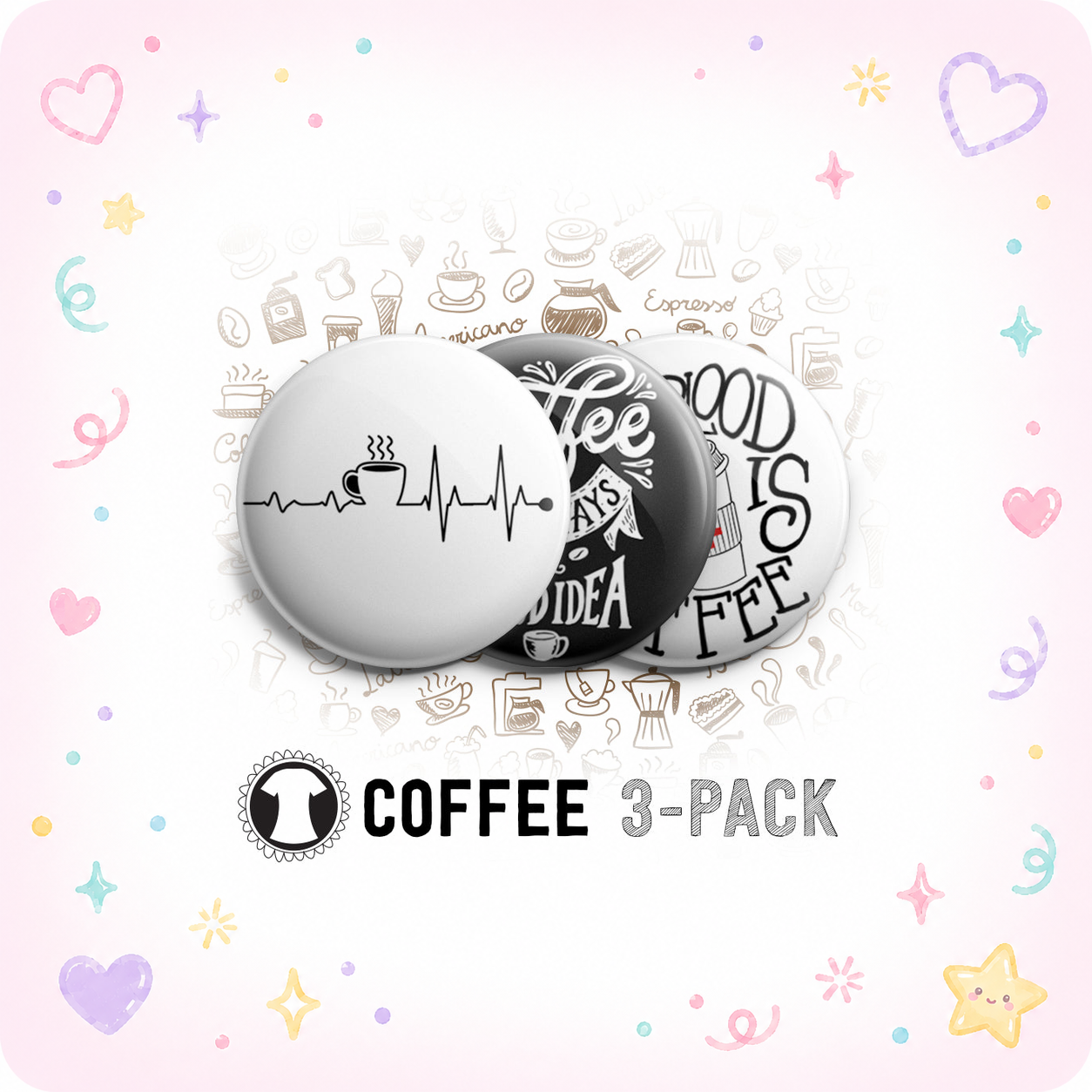 Coffee 3-Pack - (Save 5%) - - Topperswap