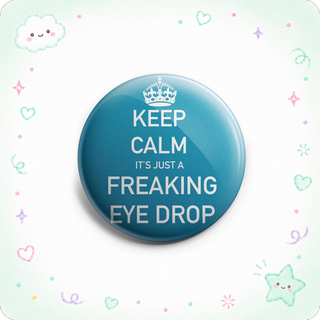 Keep Calm Eye Drop Topper
