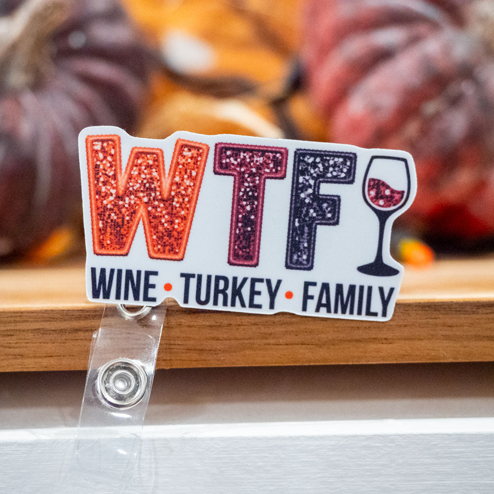 WTF: Wine, Turkey, Family Pop Topper -  - Topperswap