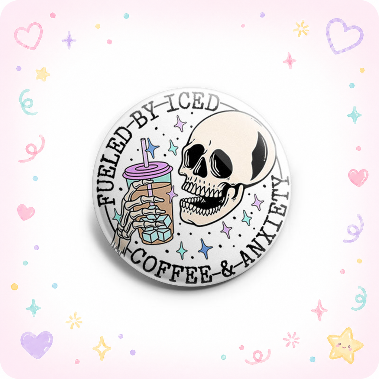 Fueled by Iced Coffee Topper - - Topperswap