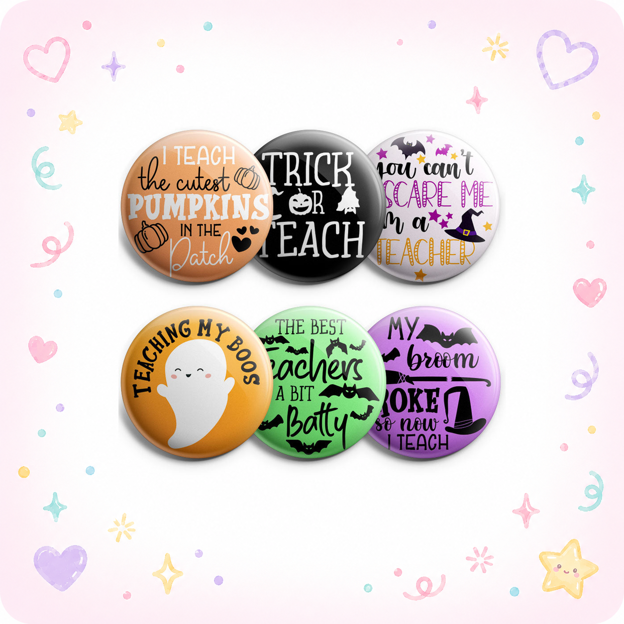 Teacher Halloween 6-Pack (Save 15%) - - Topperswap