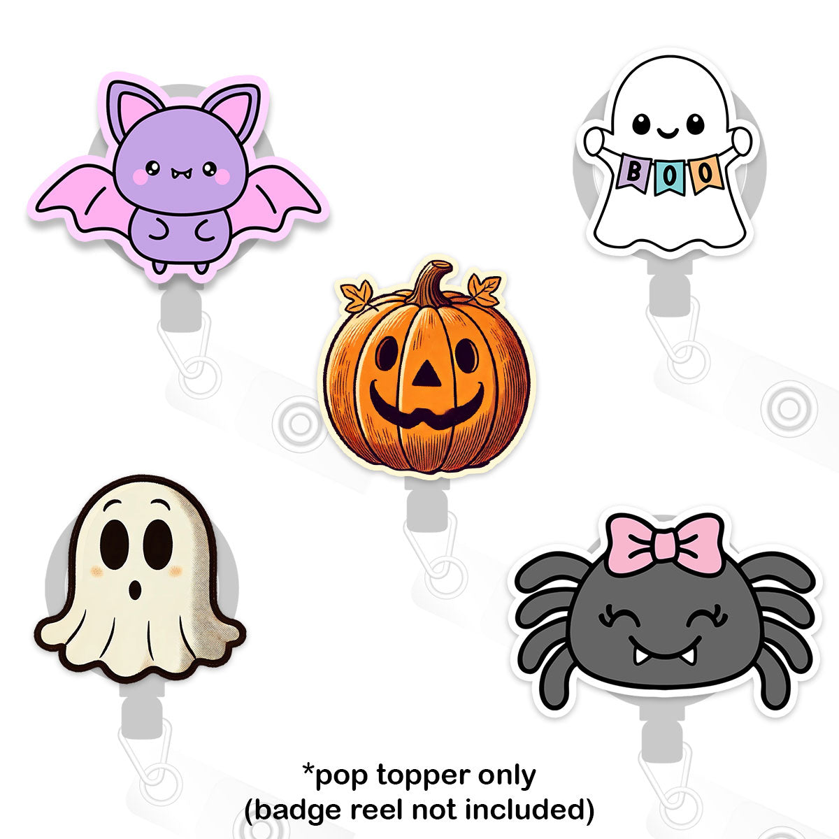 Halloween Icons Pop Topper 5-Pack - Classic Shine - Topperswap