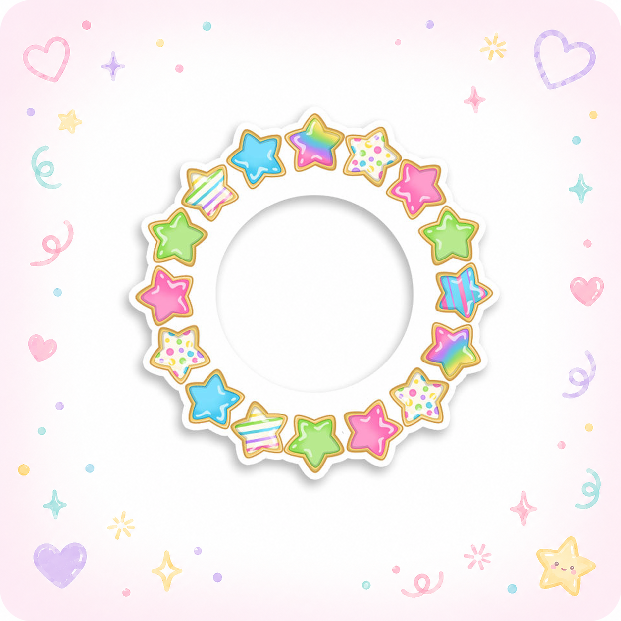 Sugary Stars Swapfinity Swapper Frame - - Topperswap