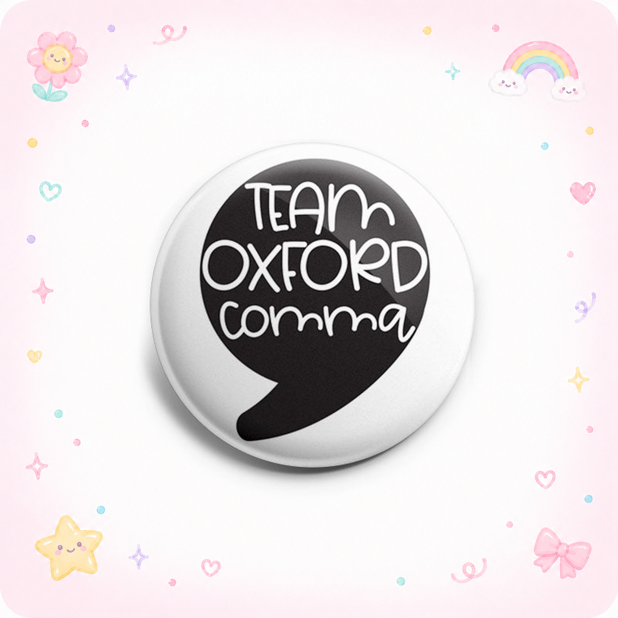 Oxford Comma Enthusiast Topper - - Topperswap