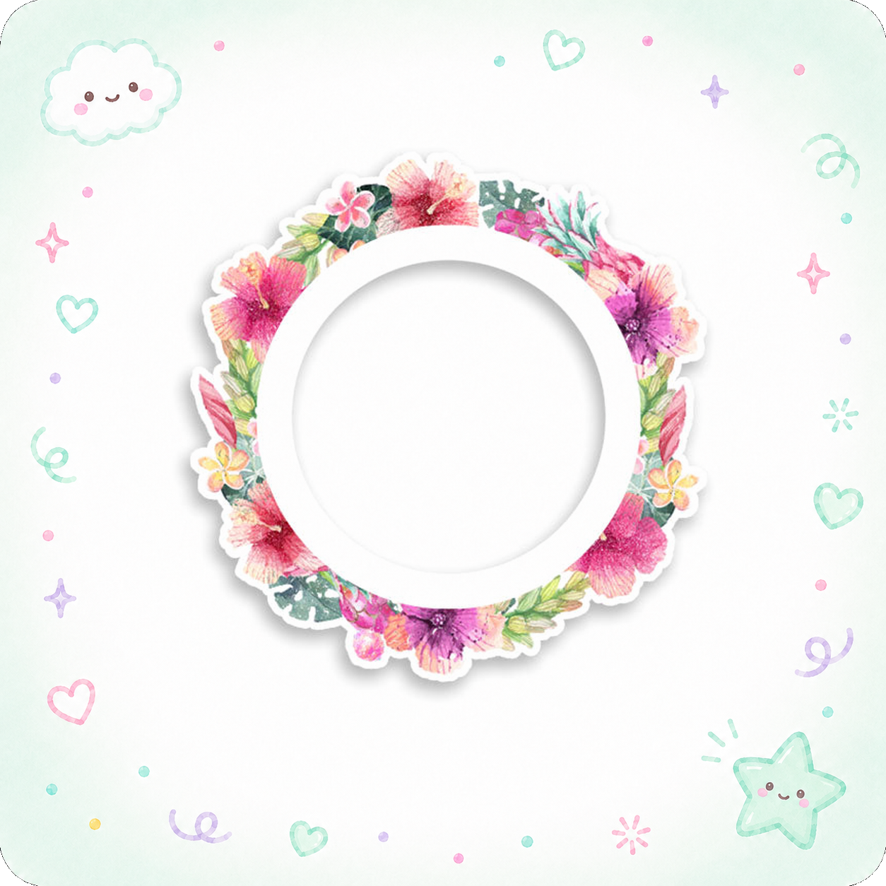 Pretty in Pink Swapfinity Swapper Frame - - Topperswap