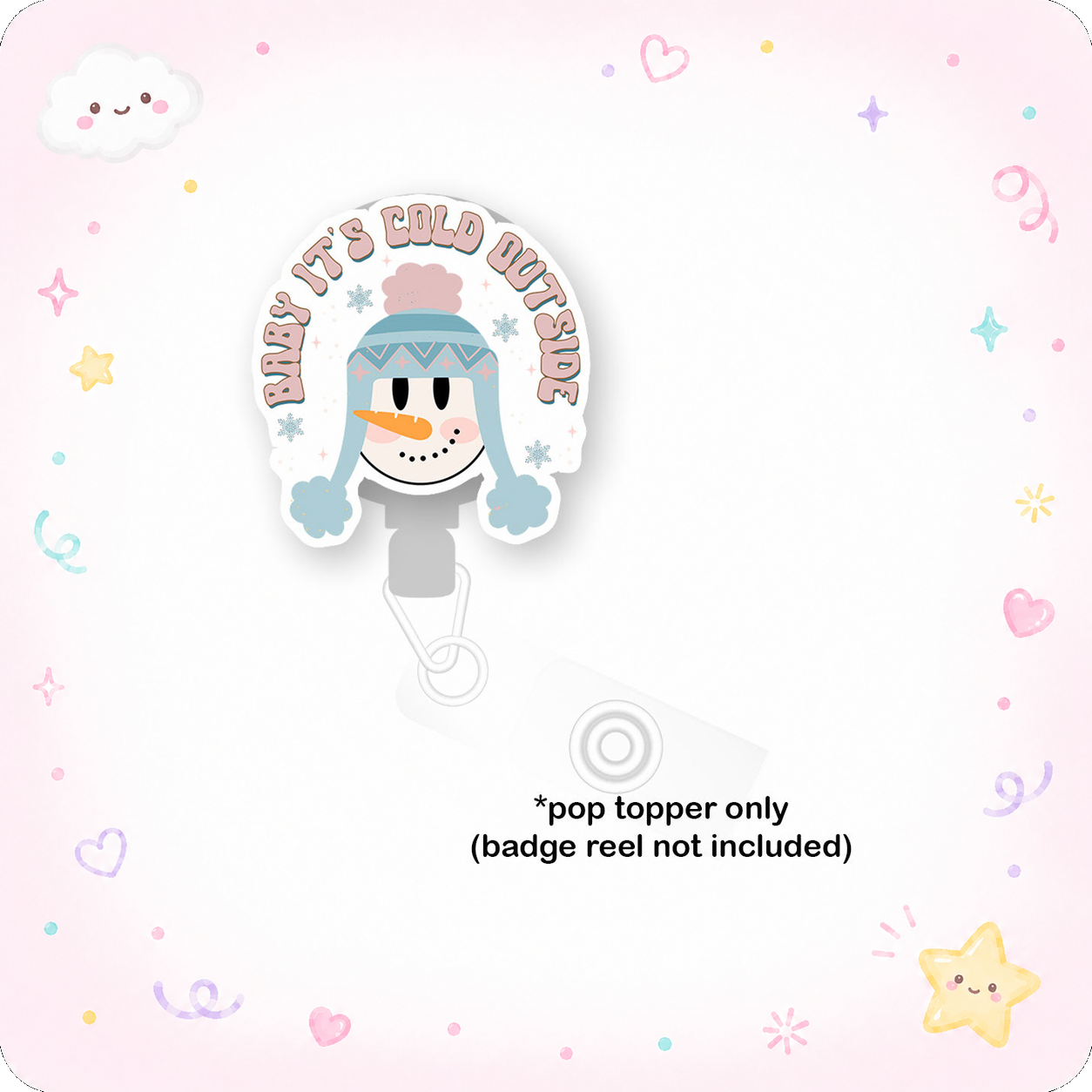 Frosty Fun Pop Topper - - Topperswap