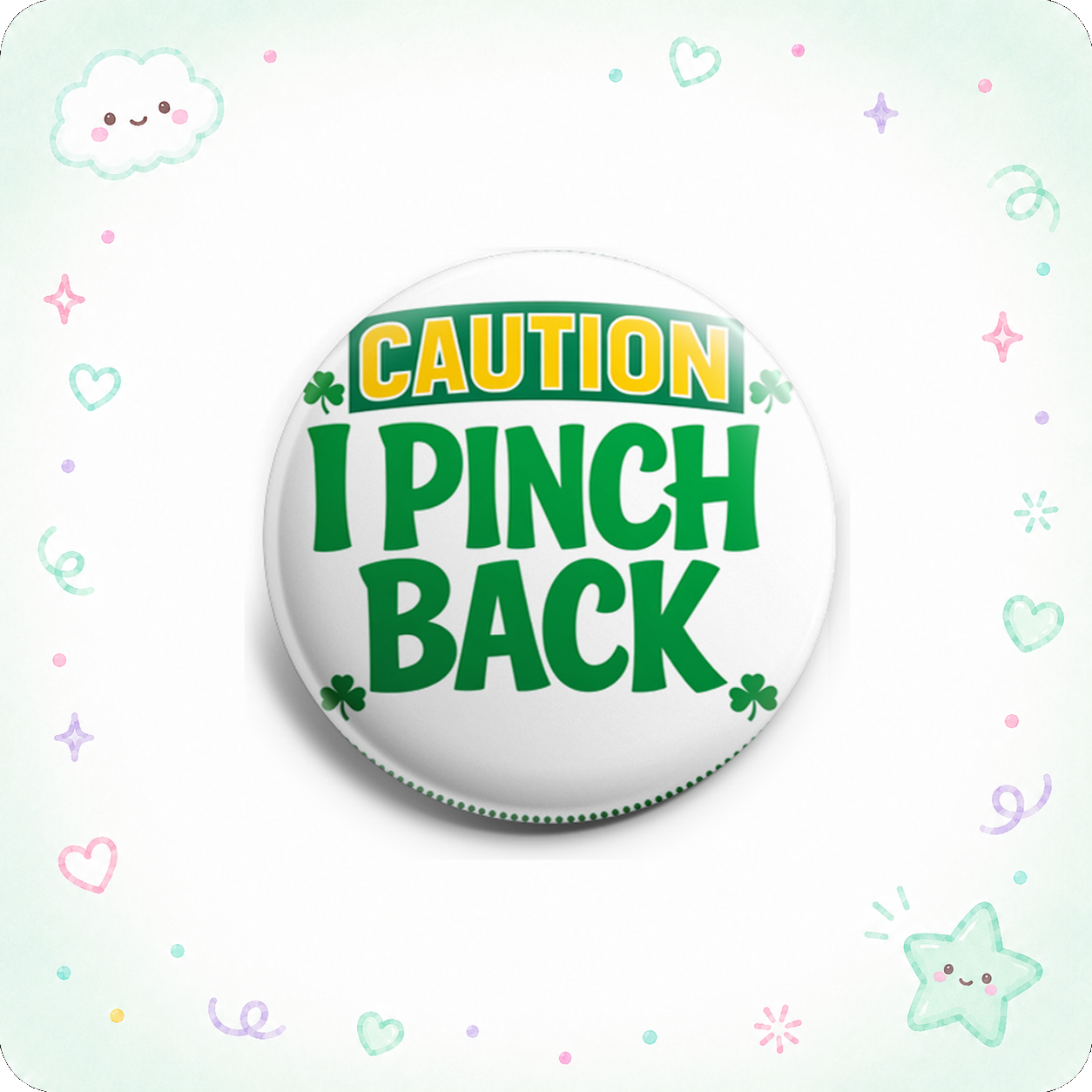 Caution I Pinch Back Topper - - Topperswap