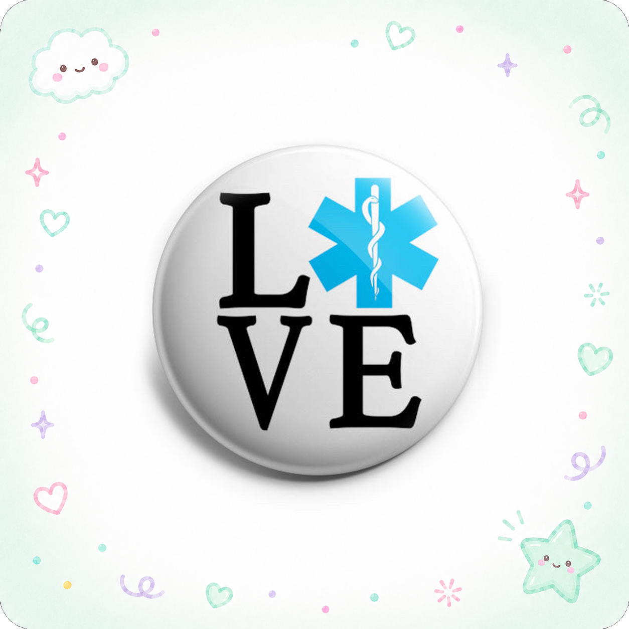 Star of Life LOVE Topper - - Topperswap