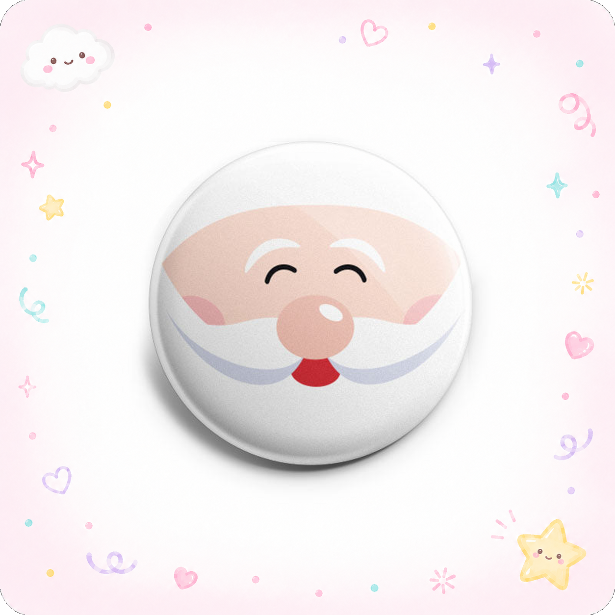 Jolly Santa Face Topper - - Topperswap