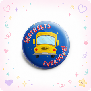 Seatbelts Everyone Teacher Topper