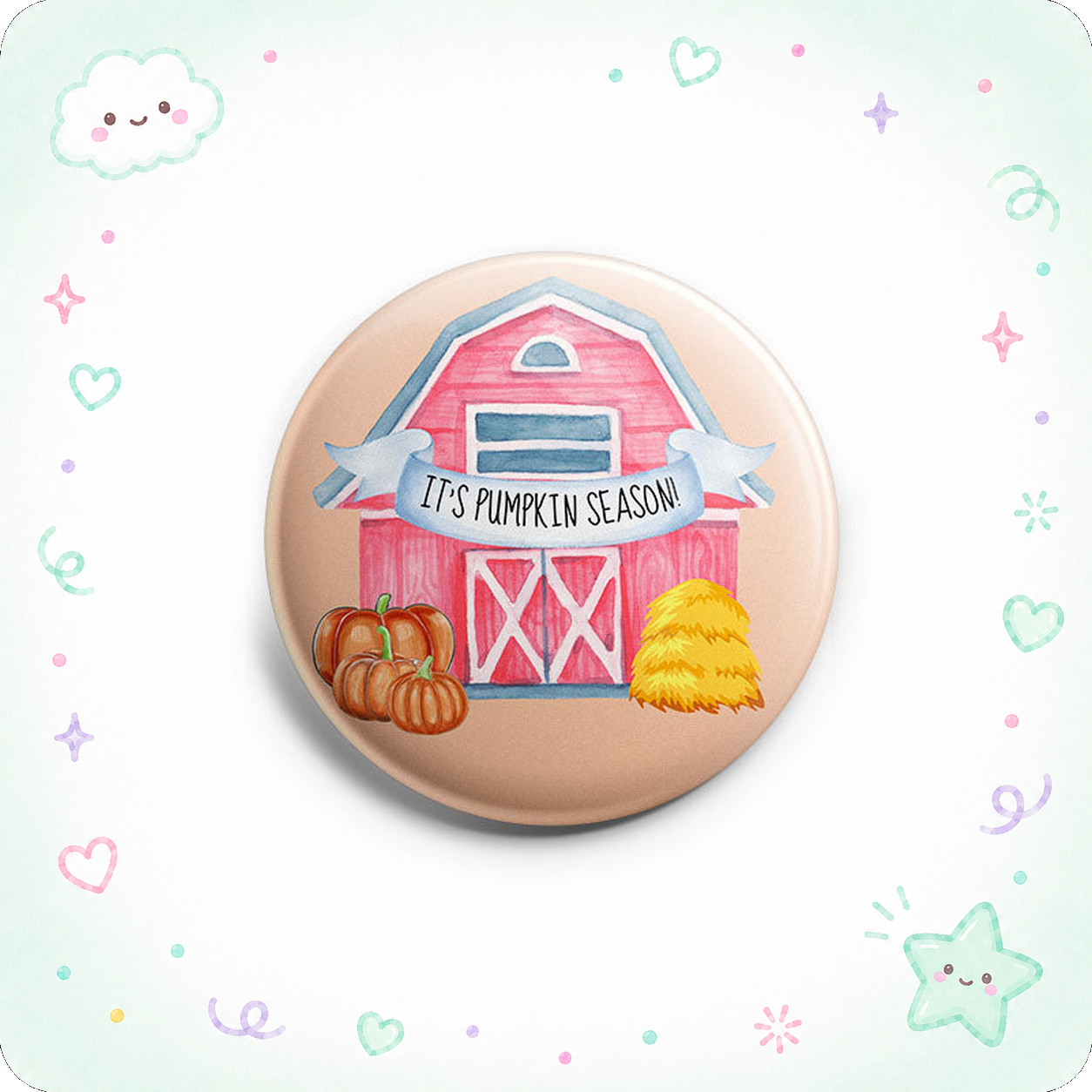 It's Pumpkin Season Barn Topper - - Topperswap