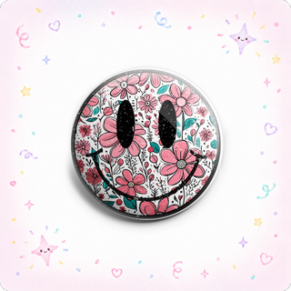 Floral Smiley Topper