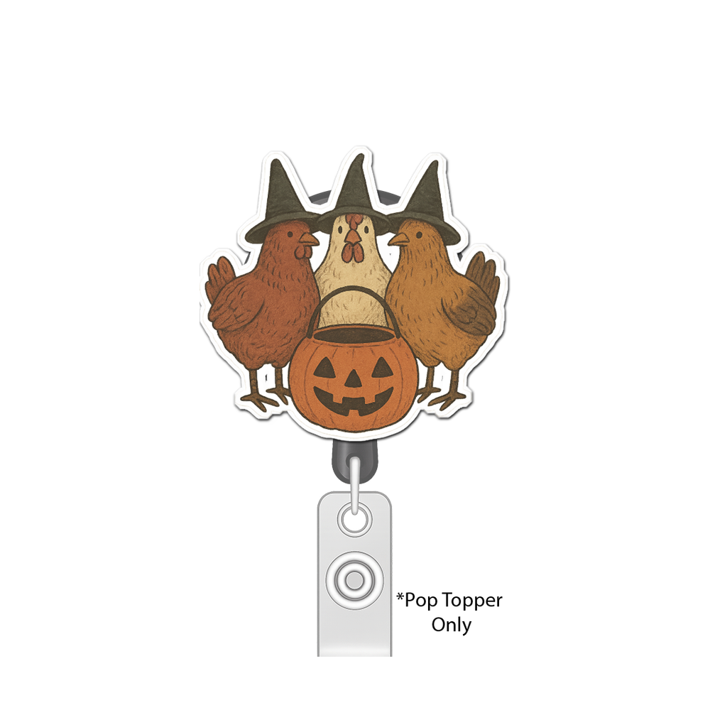 Witchy Chickens Pop Topper - - Topperswap