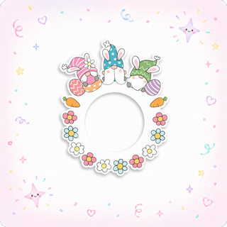 Easter Gnomies Swapfinity Swapper Frame