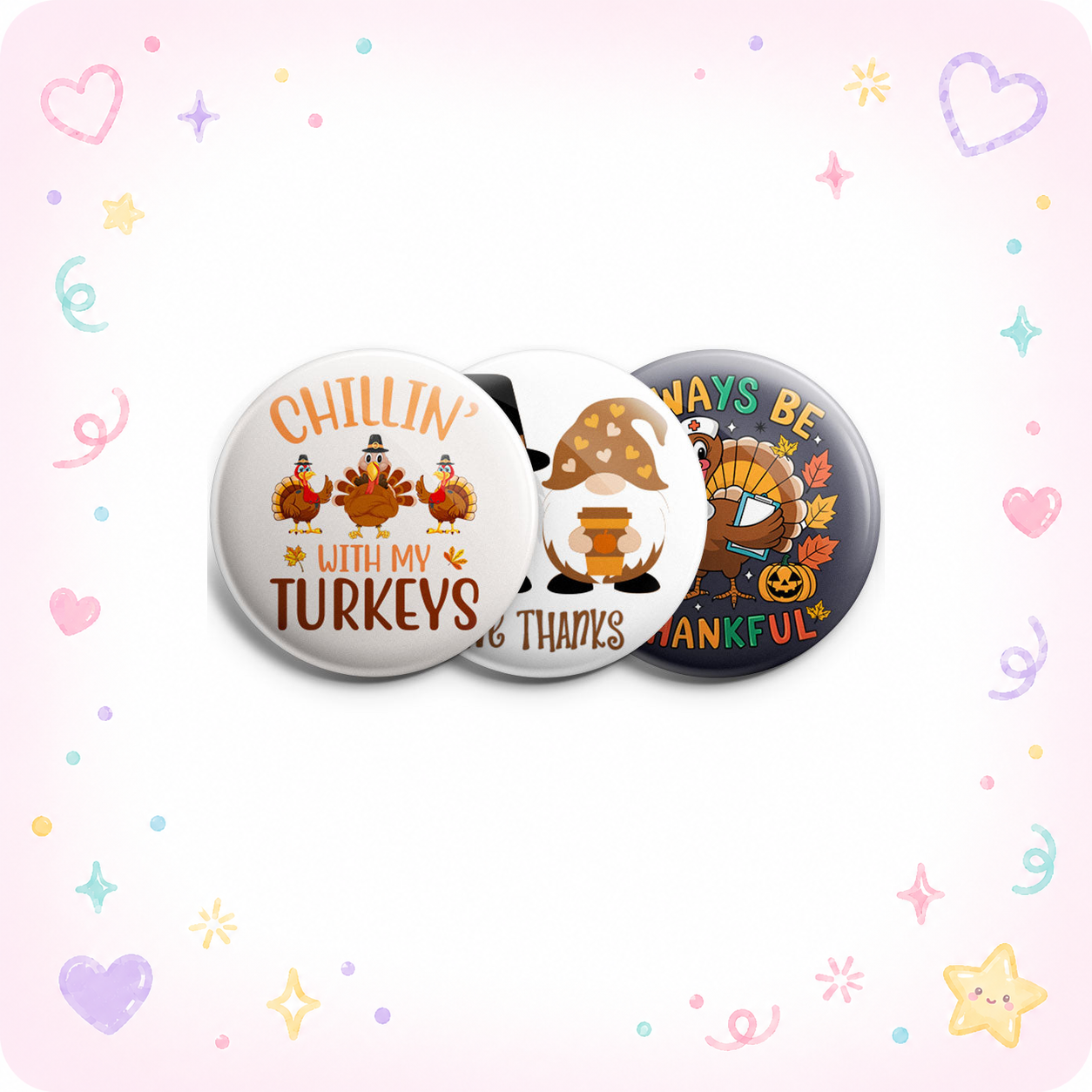 Turkey Time Topper 3-Pack (Save 5%) - - Topperswap