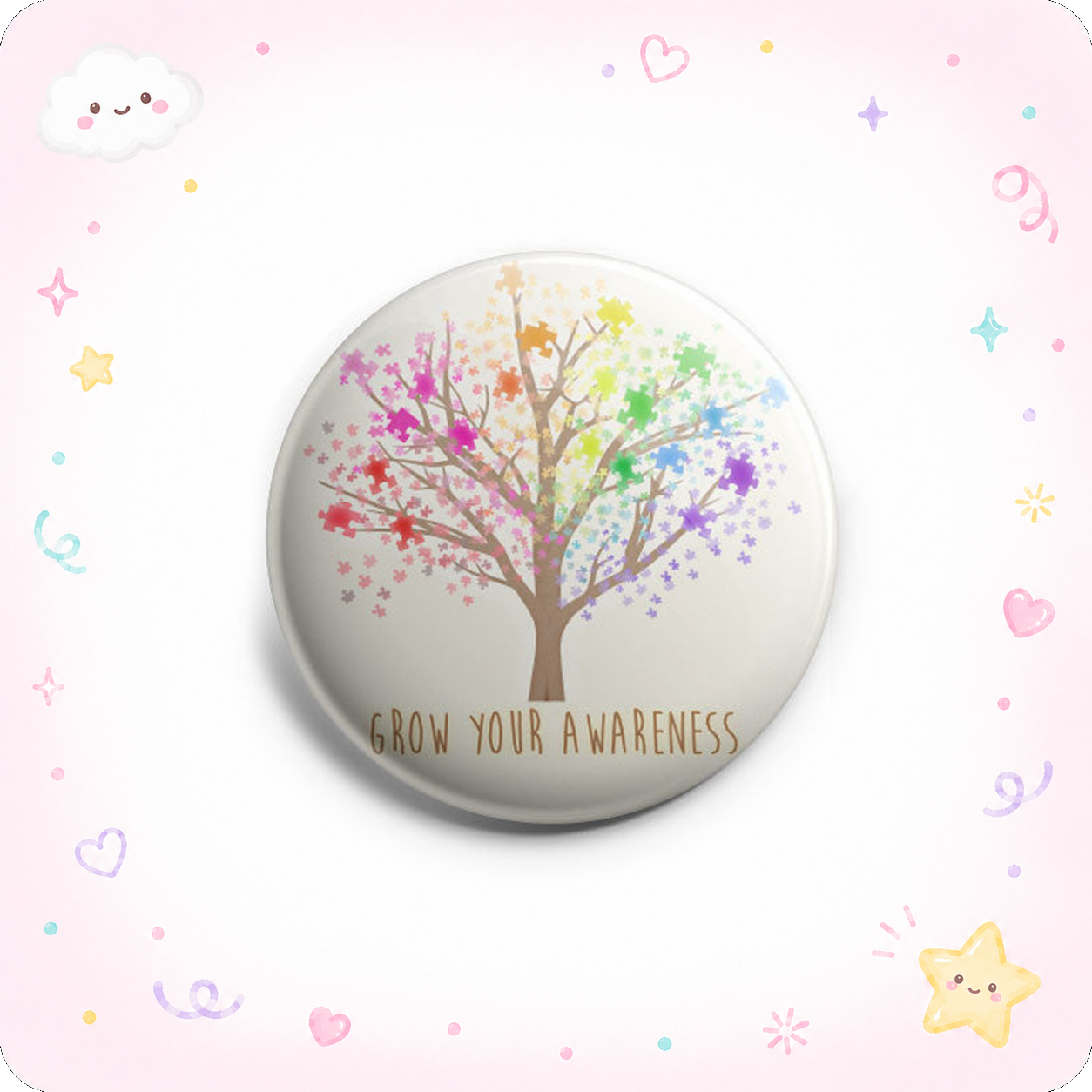 Grow Your Awareness Autism Topper - - Topperswap