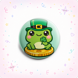 Leprechaun Frog Kawaii 🐸🍀 Topper