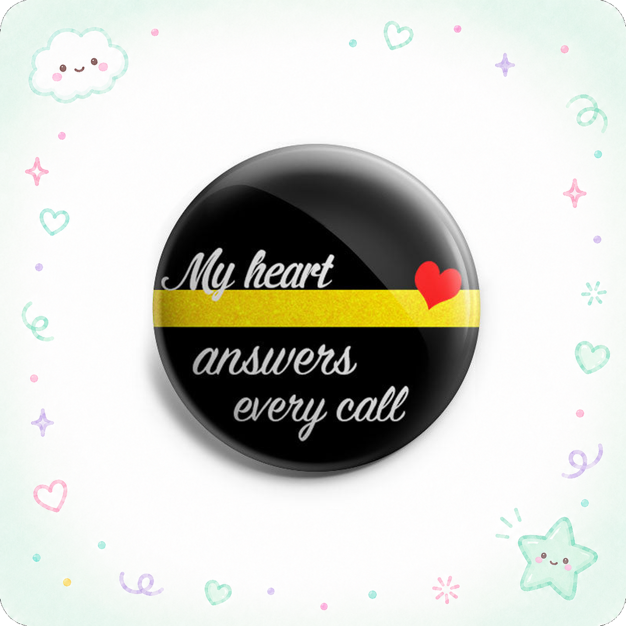 My Heart Answers Every Call Topper - - Topperswap