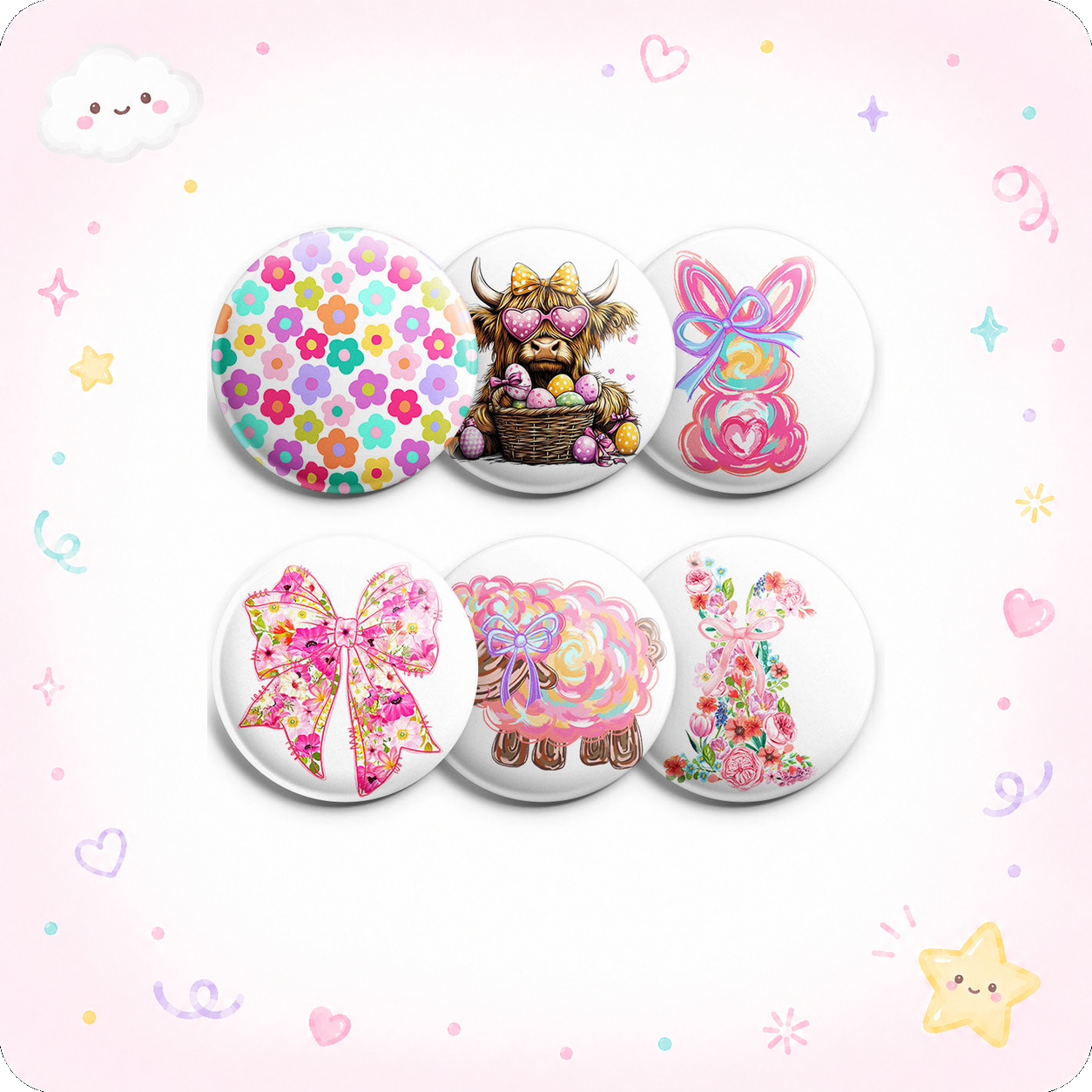 Egg-stra Adorable Topper 6-Pack (Save 15%) - - Topperswap