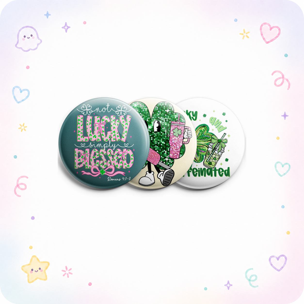 Glitter & Blessings Topper 3-Pack (Save 5%) - - Topperswap