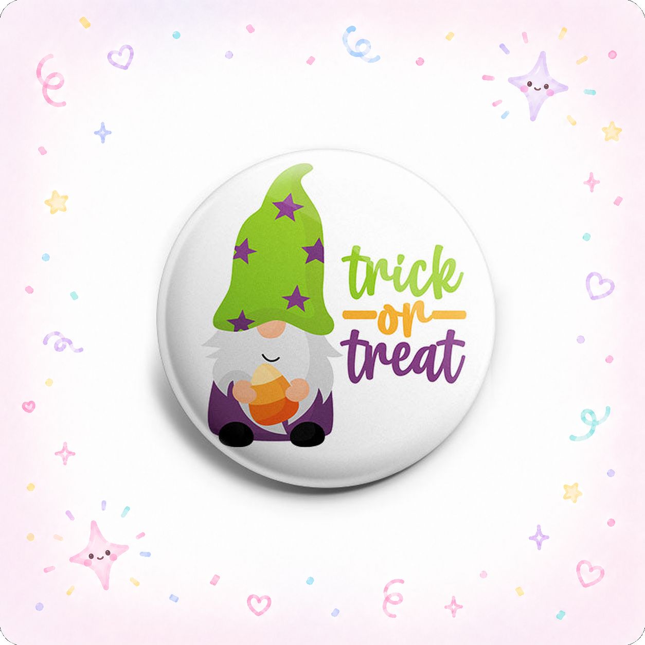 Trick or Treat Gnome Topper - - Topperswap