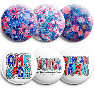 Sparkling Fireworks & Floral Fun Topper 6-Pack (Save 15%)