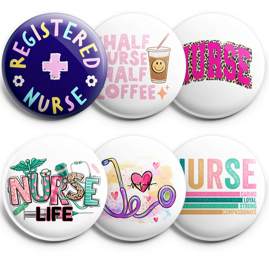 Colorful Nurse Favorites Topper 6-Pack (Save 15%) - Classic Shine - Topperswap