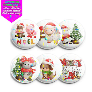 Christmas Farm & Merry Y'all Topper 6-Pack (Save 15%)
