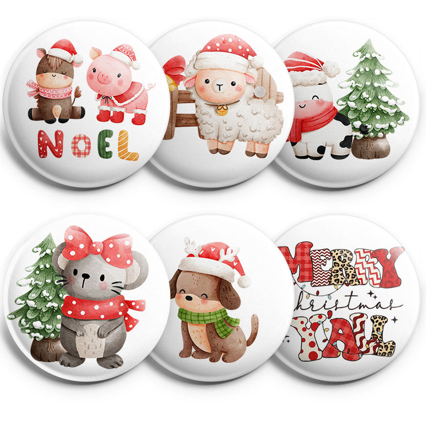 Christmas Farm & Merry Y'all Topper 6-Pack (Save 15%) - Classic Shine - Topperswap