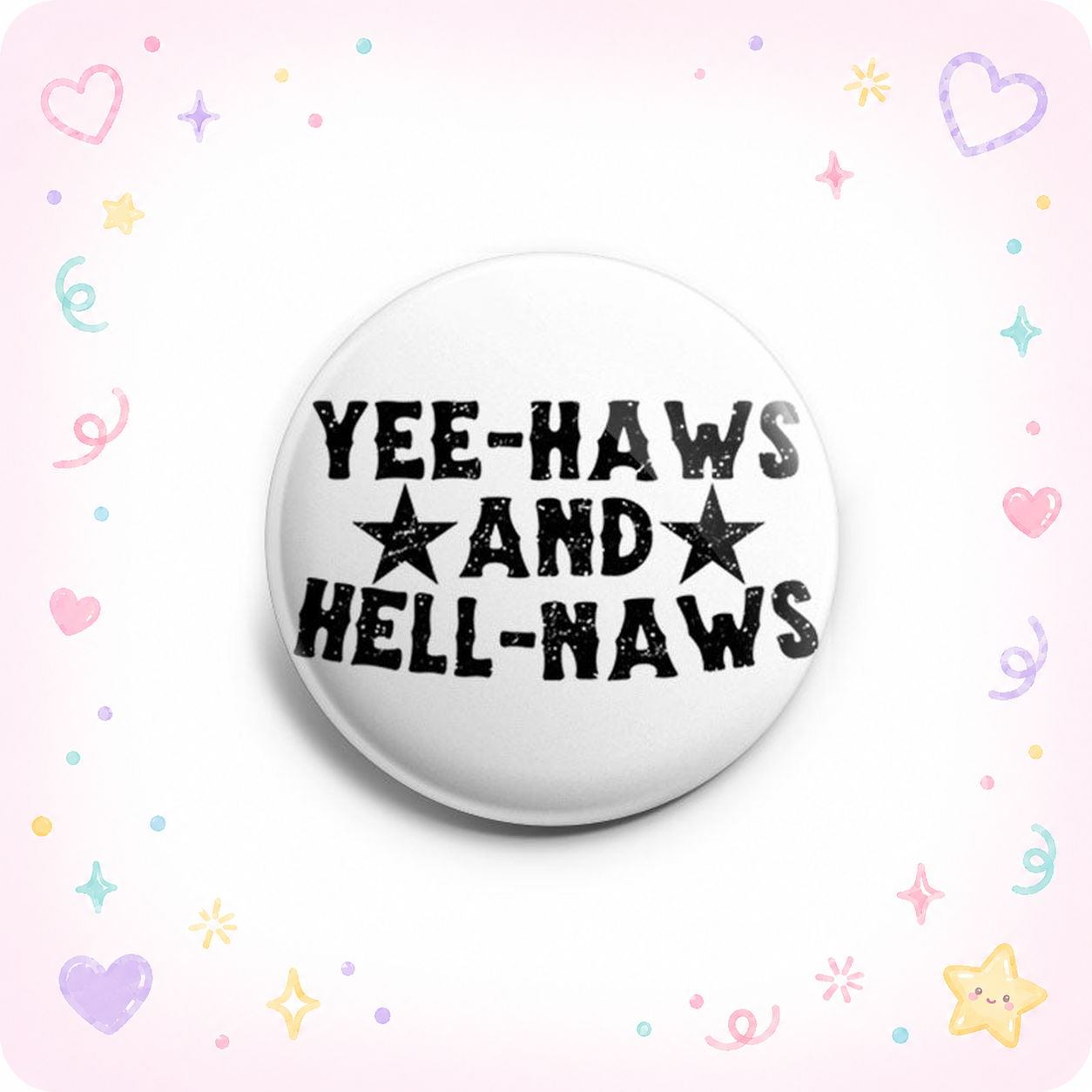 Yee-Haws and Hell-Naws Topper - - Topperswap