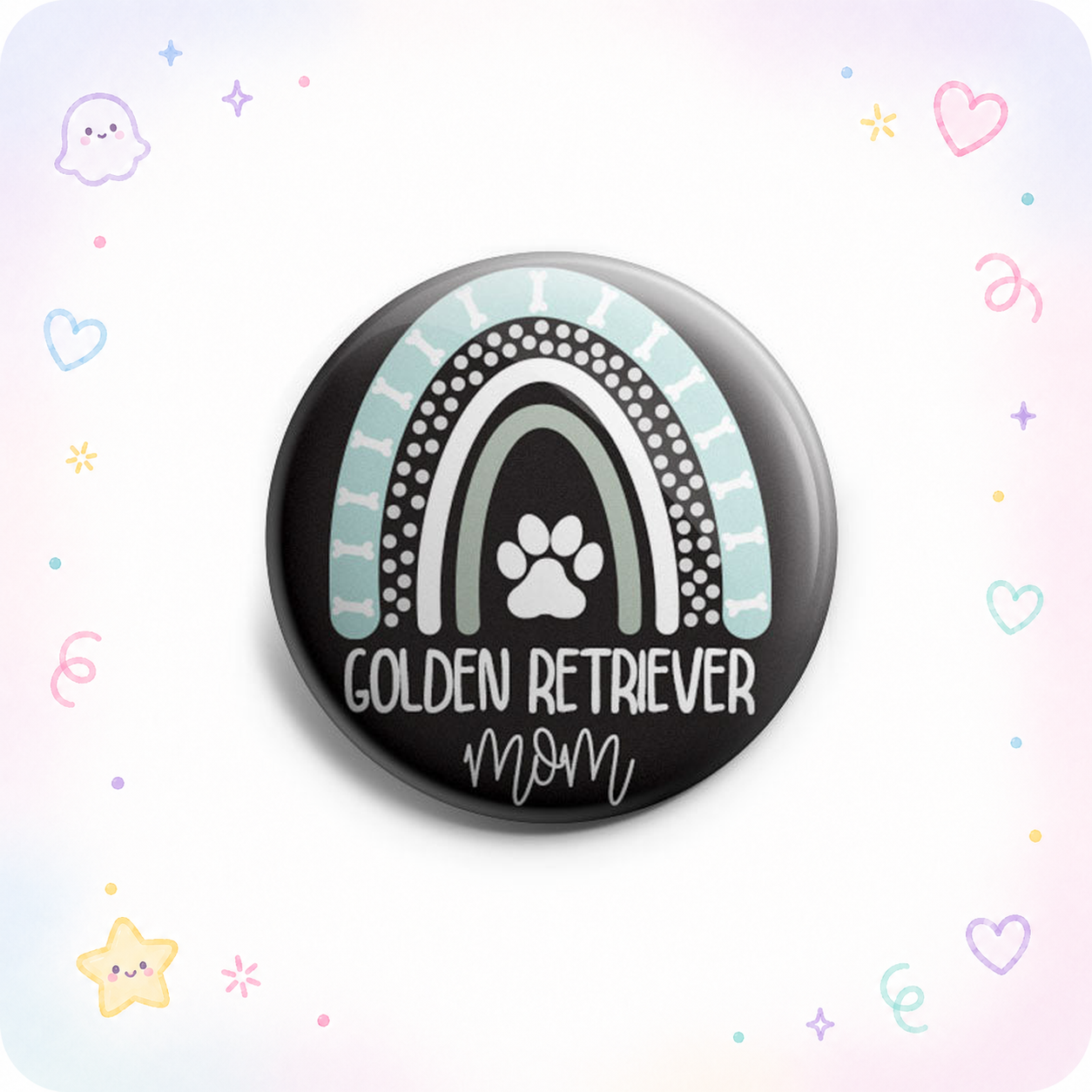 Golden Retriever Mom Topper - - Topperswap