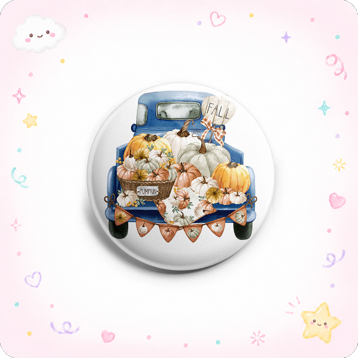Packed Pumpkin Truck Topper - - Topperswap