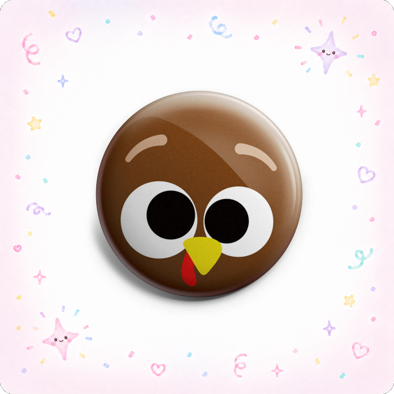 Baby Turkey Face Topper - - Topperswap