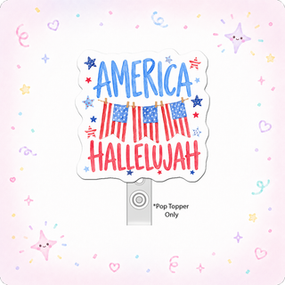 Patriotic Party Legend Pop Topper