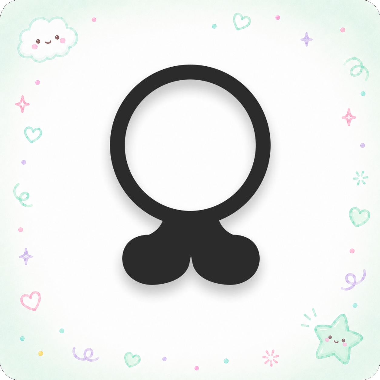 Cute Stubby Feet Swapfinity Swapper Frame - - Topperswap